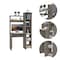 Tuhome 17.8 in. D X 63.9 in. H, 38.7 in. W X Laminate, Light Gray ELZ5539 - alternate 1